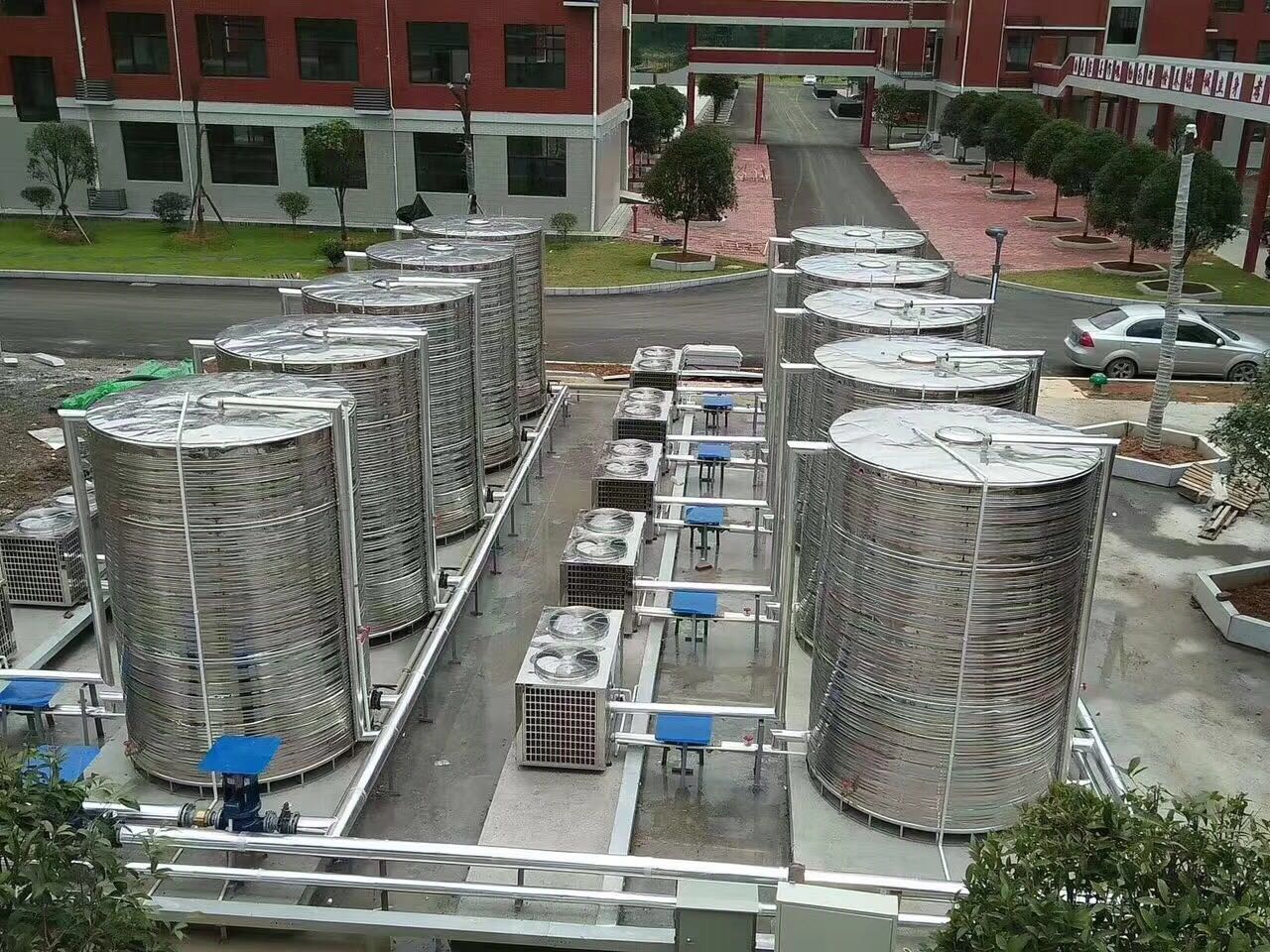 學校空氣能熱水器大興節能